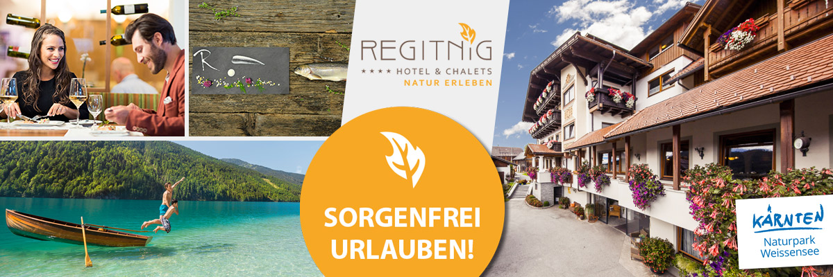 Sommerurlaub Hotel Regitnig Weissensee Kärnten